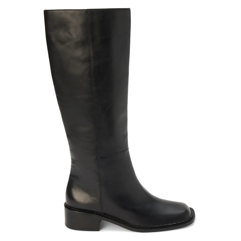 Franklin Square Toe Pull On Boots