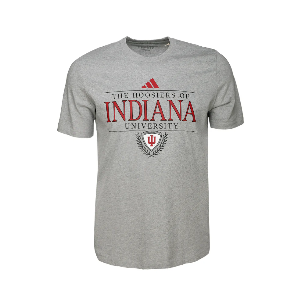 Indiana Hoosiers Fresh Logo Crew Neck Short Sleeve T-Shirt