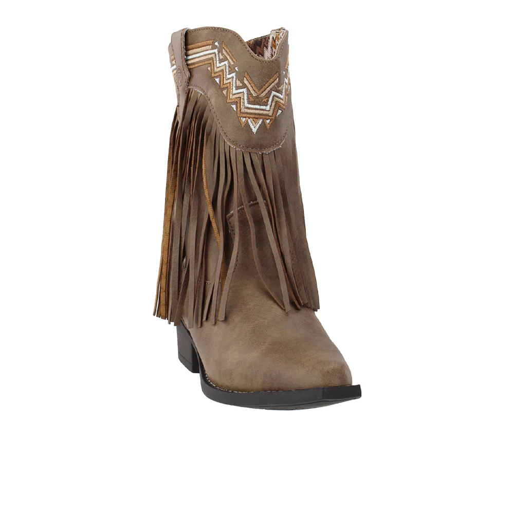 Fringes Snip Toe Cowboy Boots (Little Kid-Big Kid) - Image 2