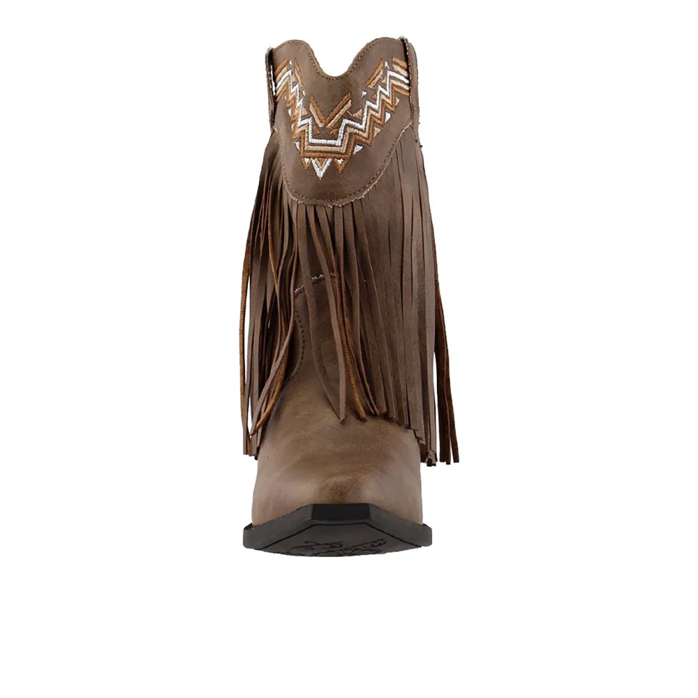 Fringes Snip Toe Cowboy Boots (Little Kid-Big Kid) - Image 5