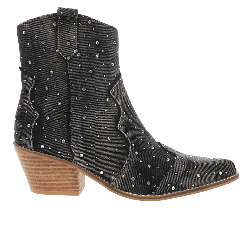Front Row Pointed Toe Zippered Cowboy Boots