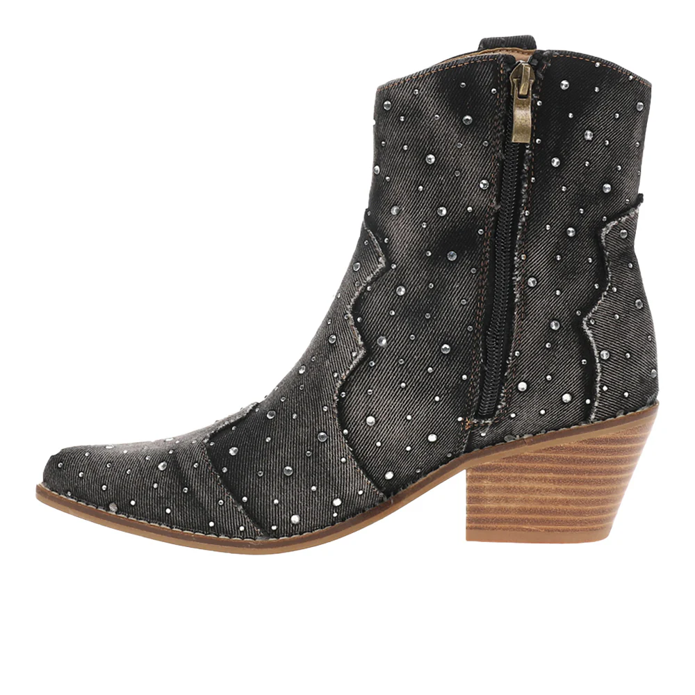 Front Row Pointed Toe Zippered Cowboy Boots - Image 3