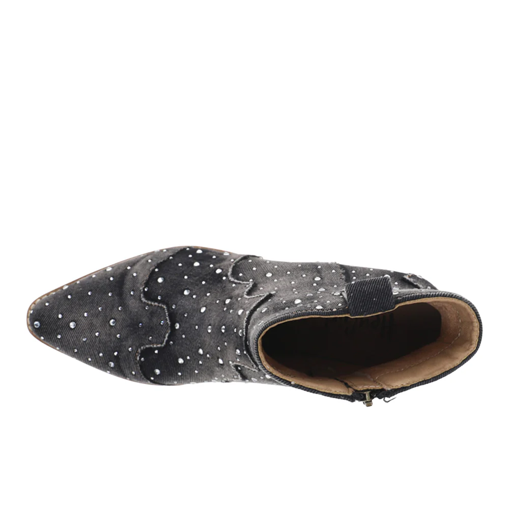 Front Row Pointed Toe Zippered Cowboy Boots - Image 4