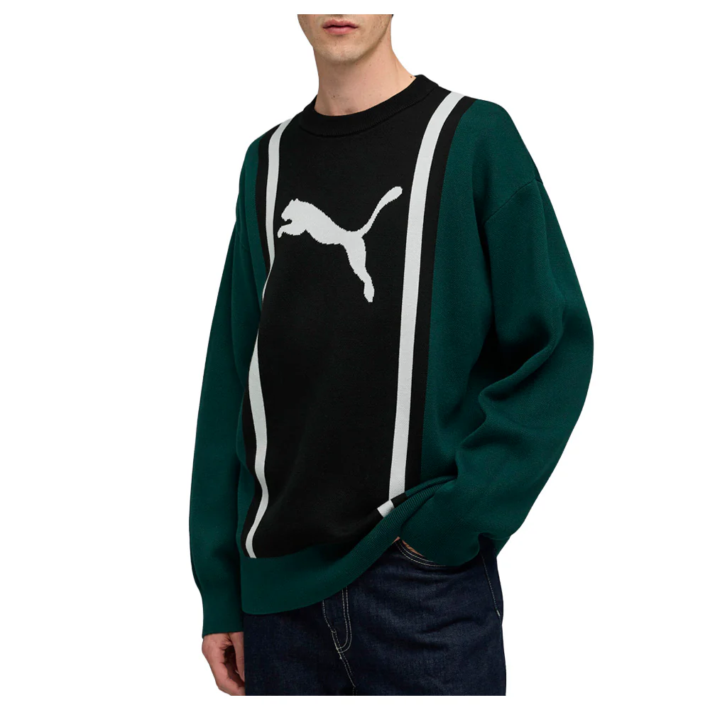 Future Archive Relaxed Knitted Crew Neck Sweater - Image 3