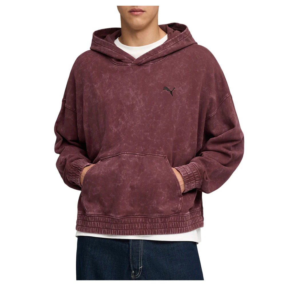 Future.PUMA.Archive Boxy Washed Pullover Hoodie - Image 3
