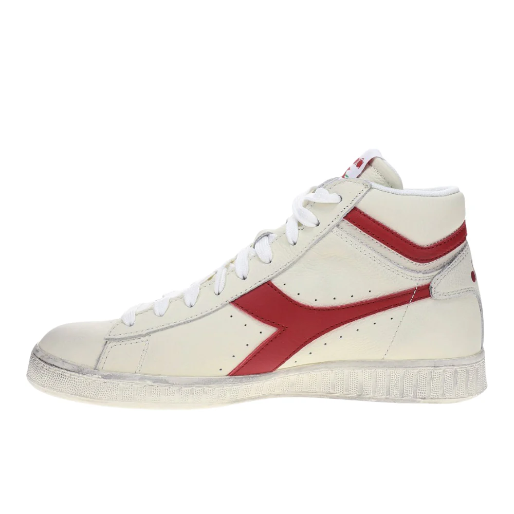 Game L High Waxed Lace Up Sneakers - Image 3