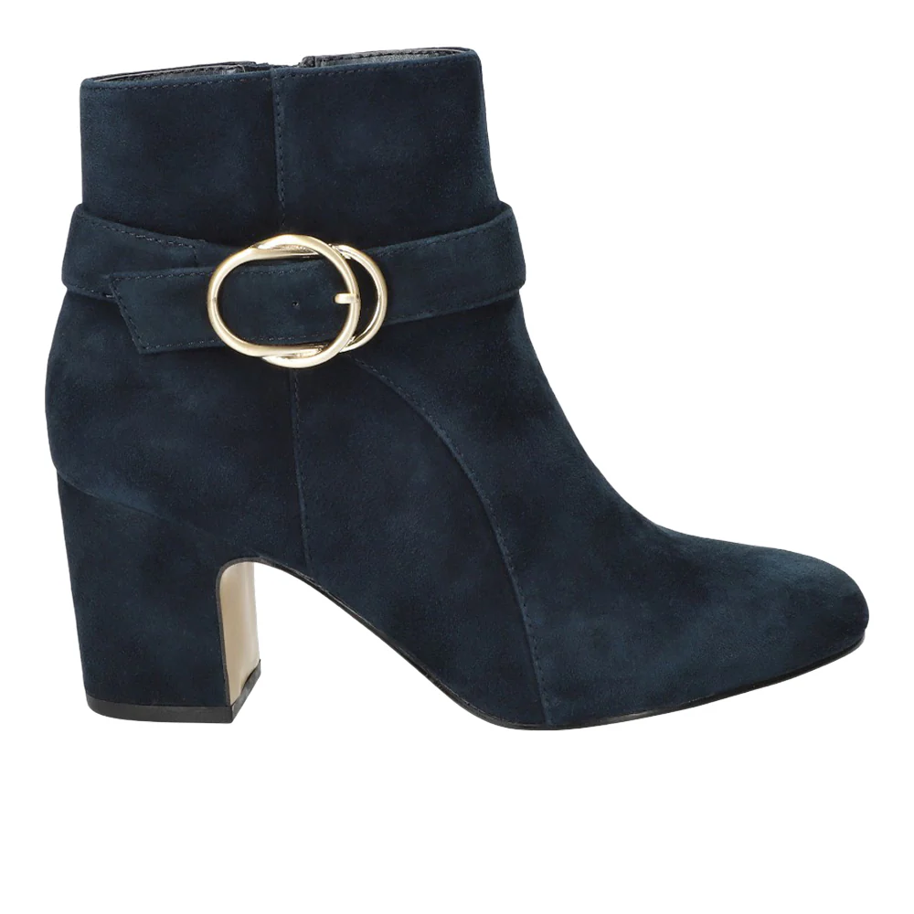 Gamela Ankle Round Toe Zippered Booties
