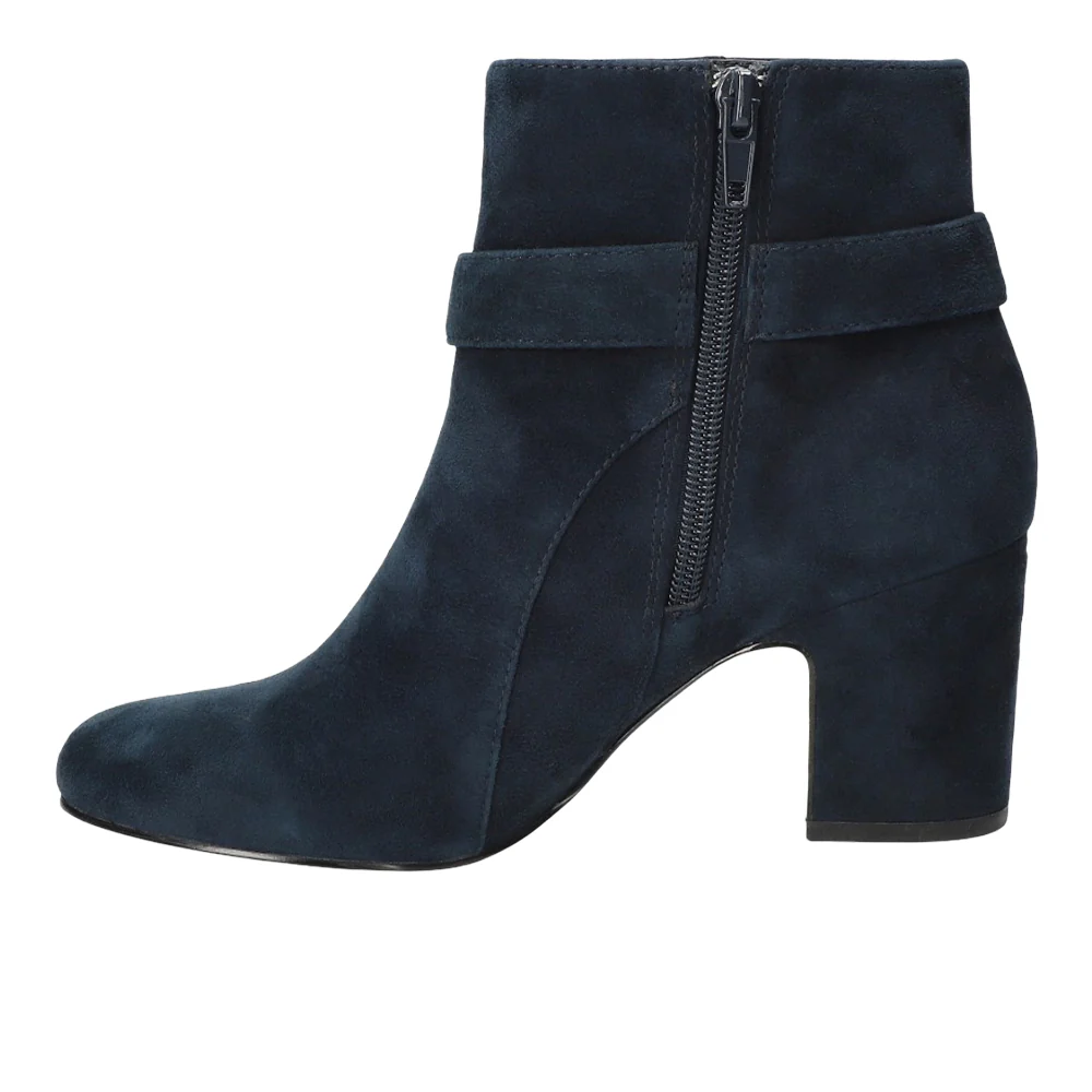 Gamela Ankle Round Toe Zippered Booties - Image 3