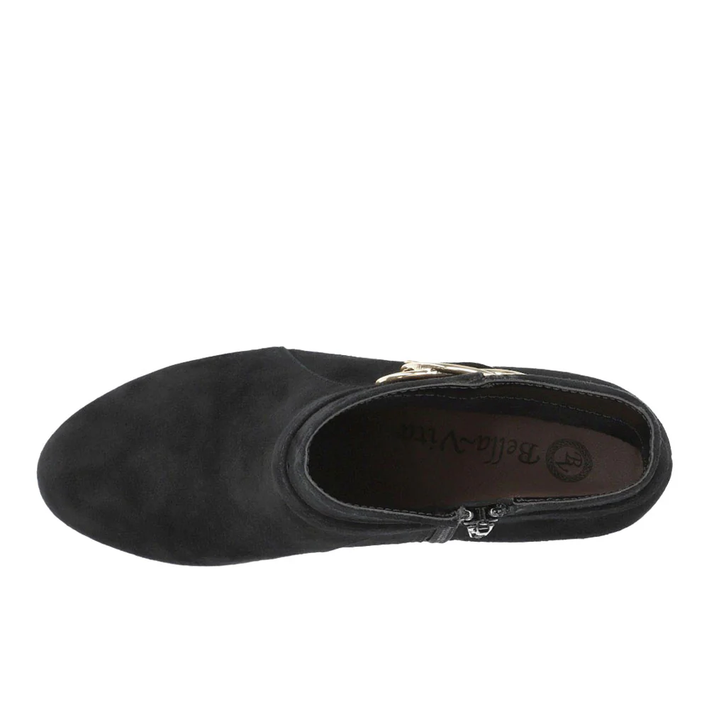 Gamela Ankle Round Toe Zippered Booties - Image 4
