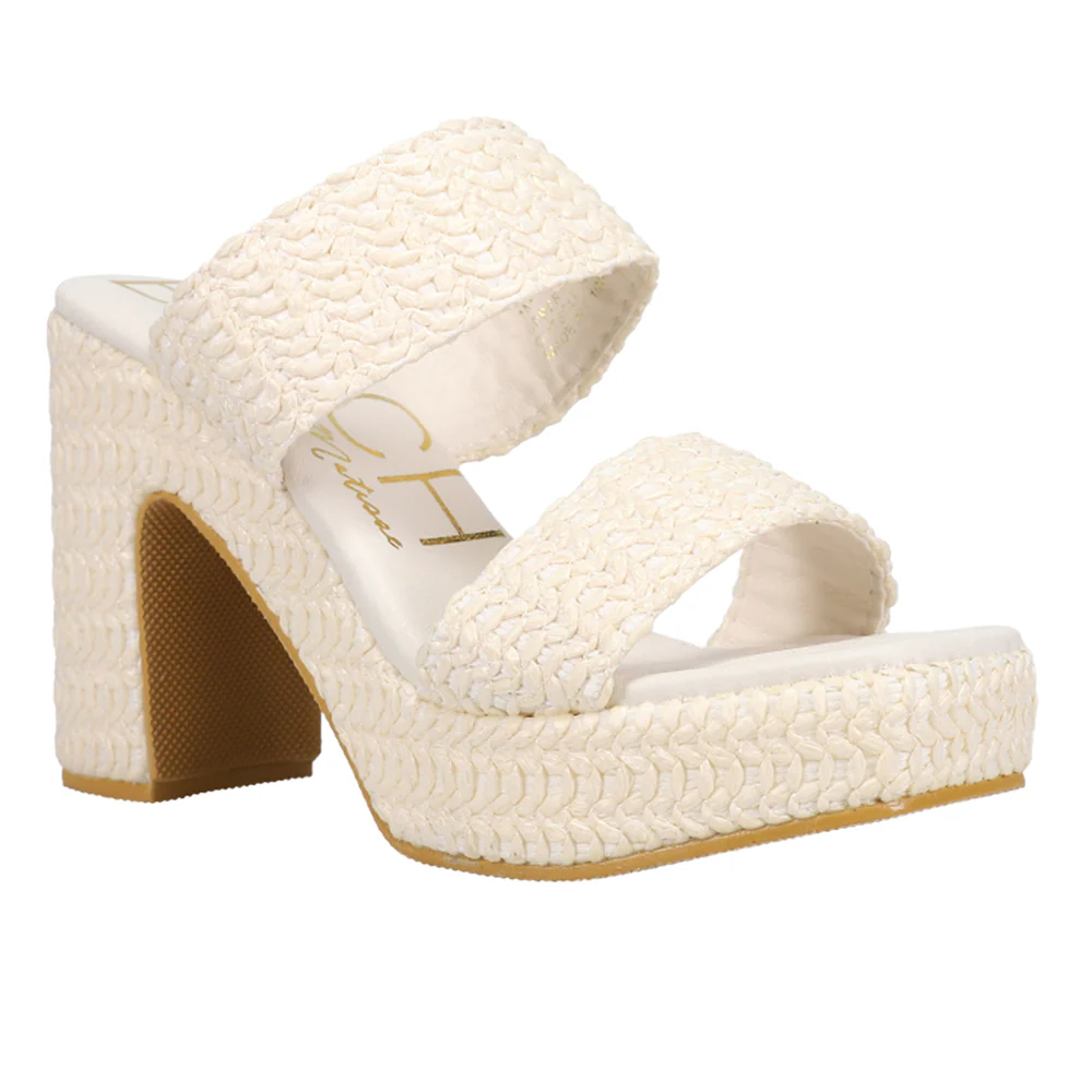 Gem Platform Block Heel Sandals - Image 2