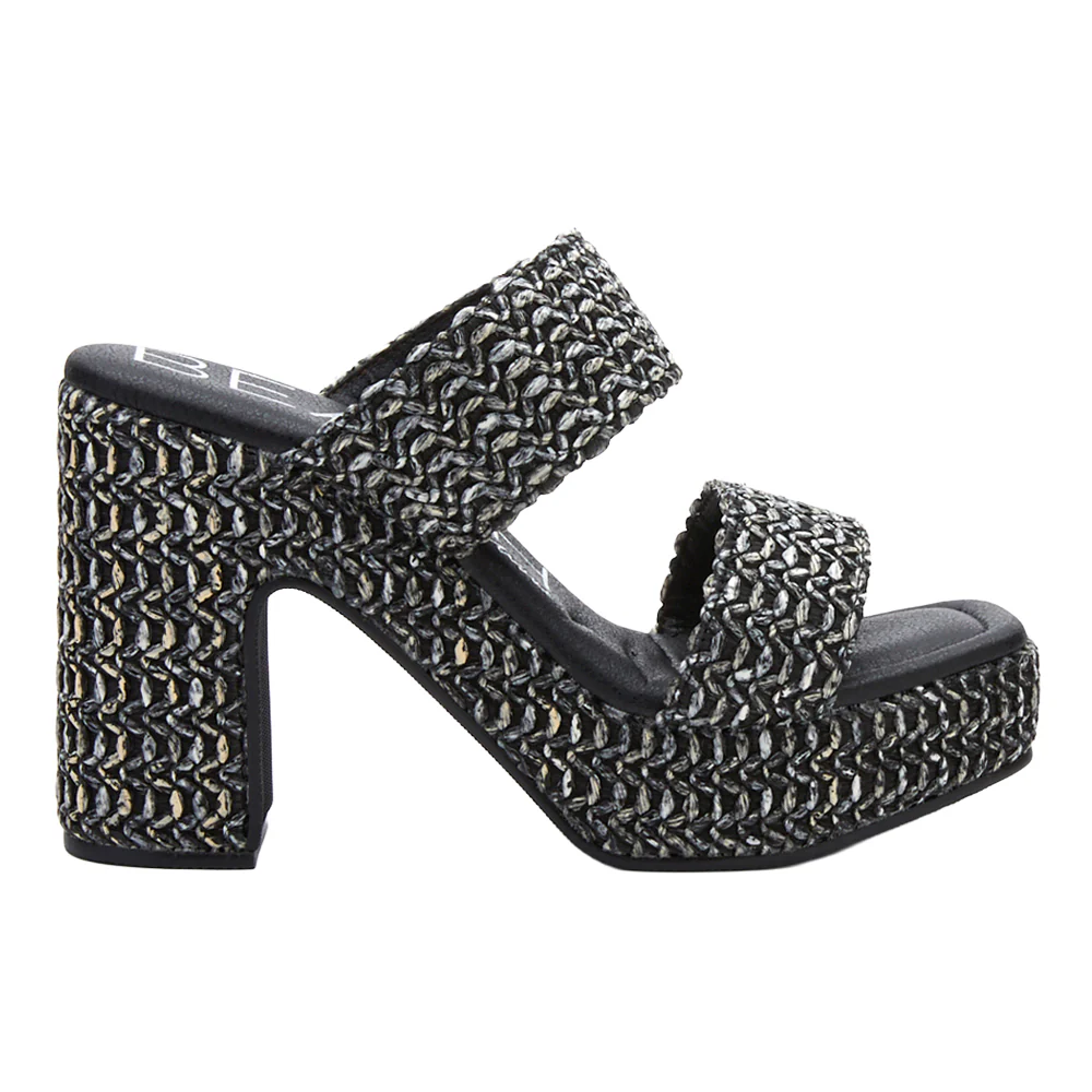 Gem Platform Block Heel Sandals