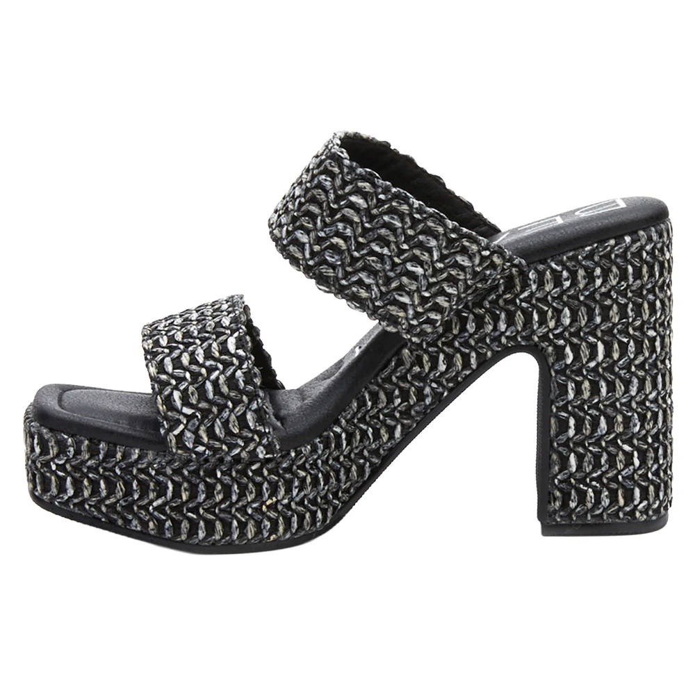 Gem Platform Block Heel Sandals - Image 3
