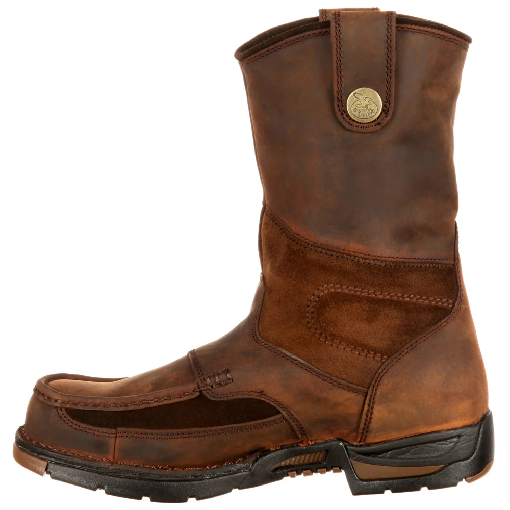Athens 10 Inch Waterproof Soft Toe Work Boots - Image 3