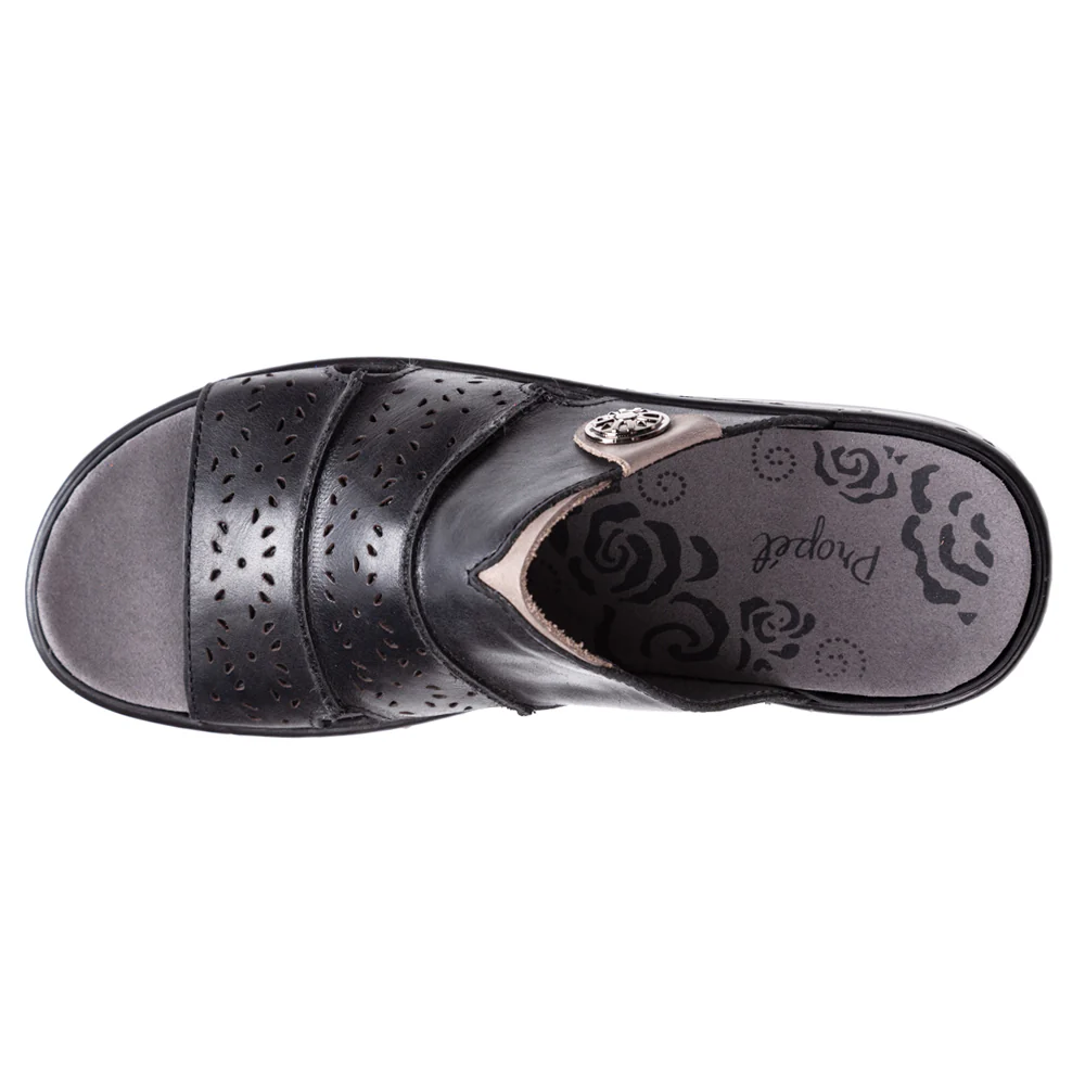 Gertie Cut-Outs Slide Sandals - Image 4