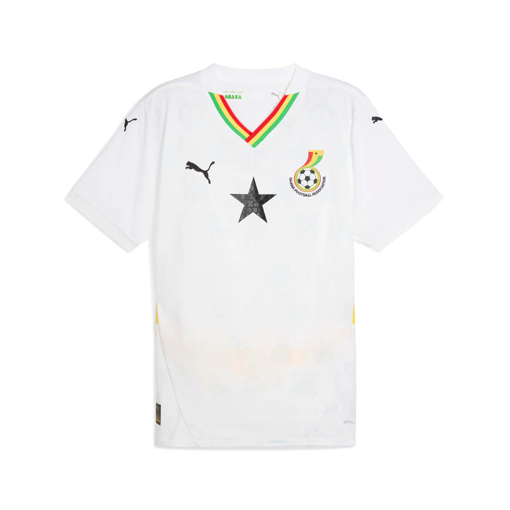 Ghana Football Association Home Replica Soccer Jersey
