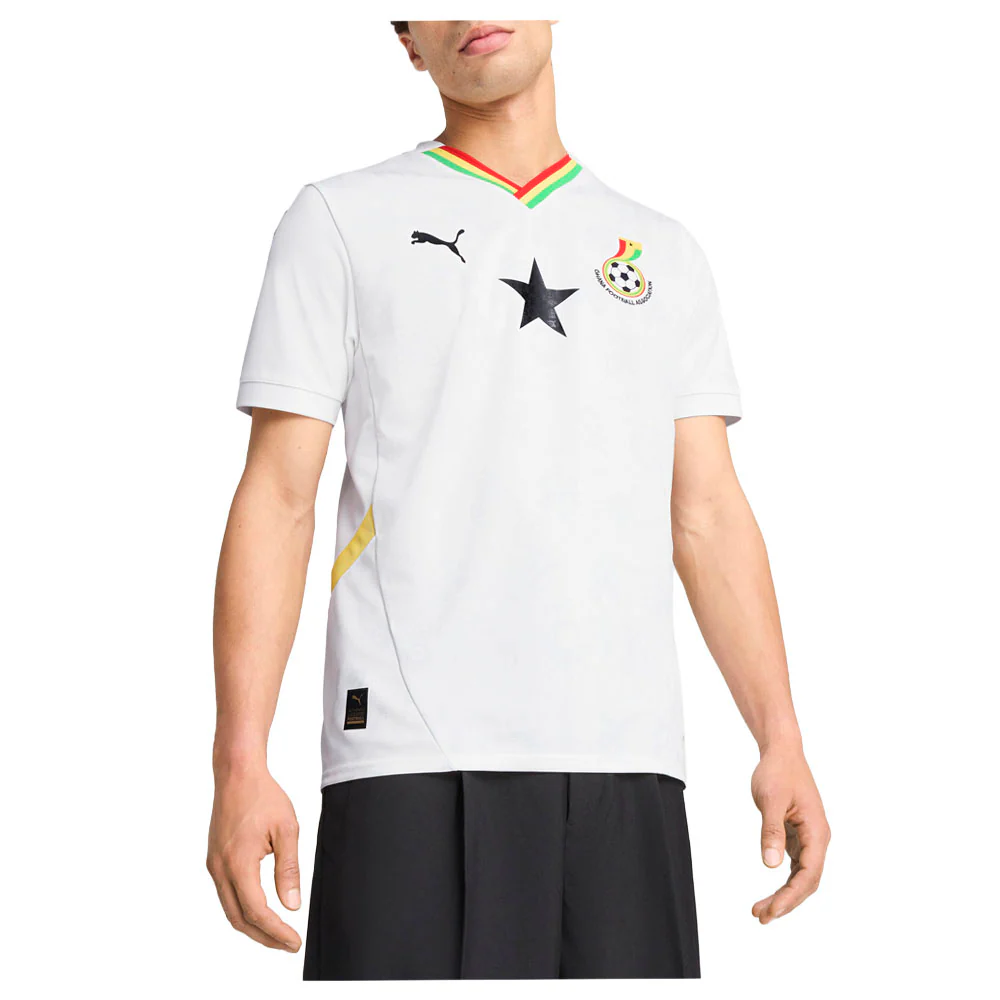 Ghana Football Association Home Replica Soccer Jersey - Image 3
