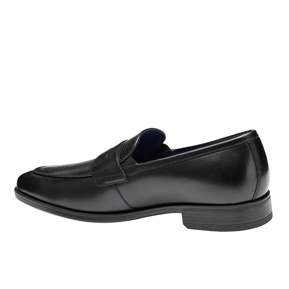 Gibbons Embossed Penny Loafer Moc Toe Dress Shoes - Image 3