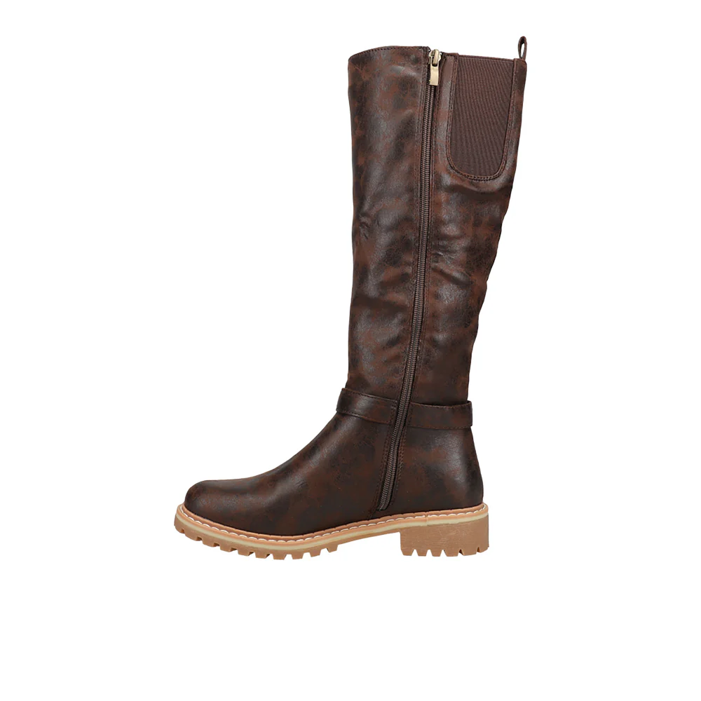 Giddy Up Riding Round Toe Zippered Boots - Image 3