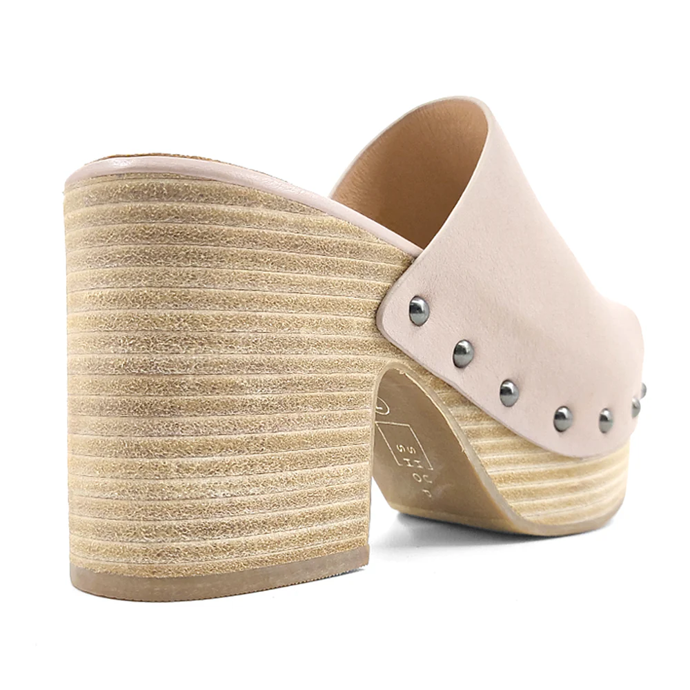 Gina Studded Platform Block Heel Sandals - Image 3