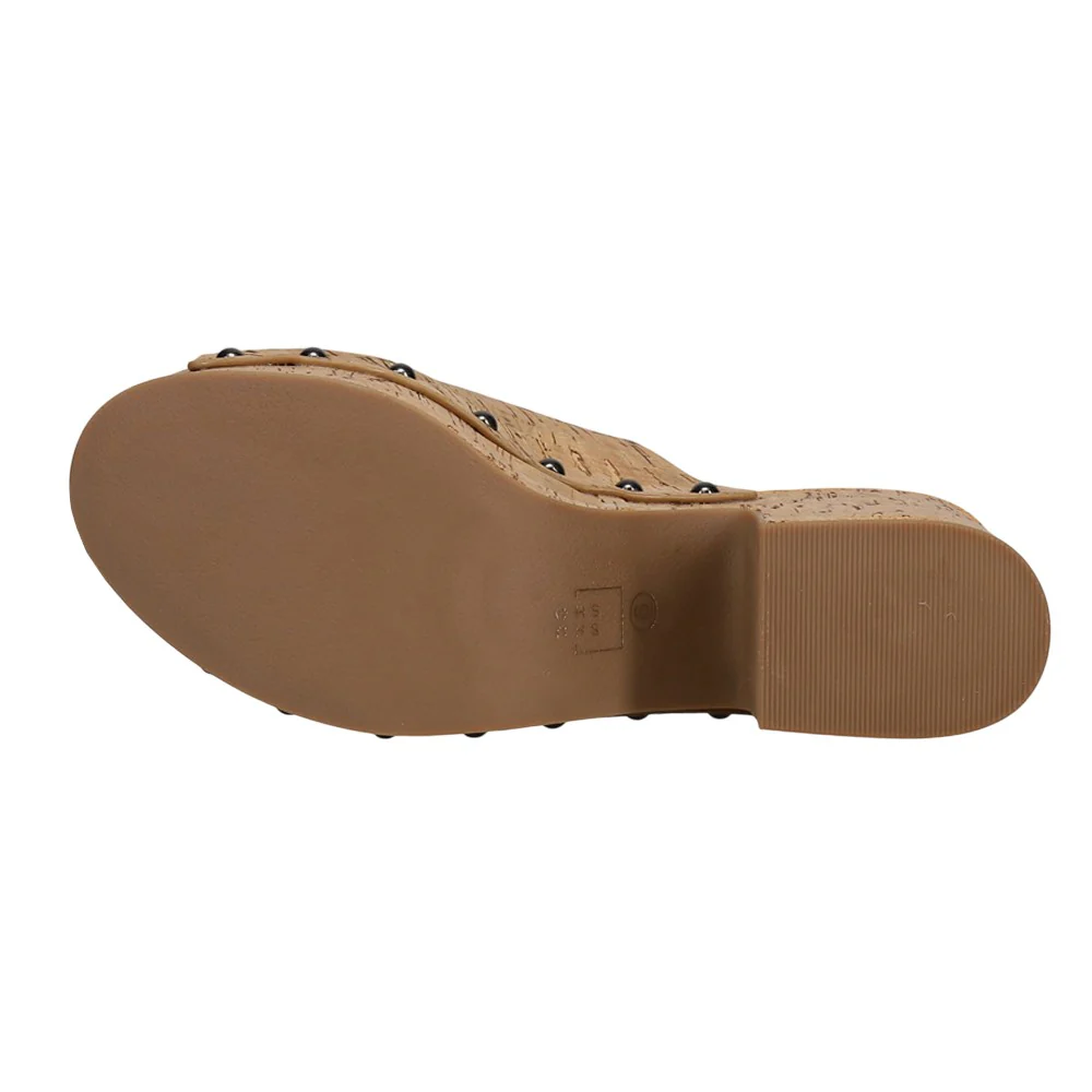 Gina Studded Platform Block Heel Sandals - Image 5