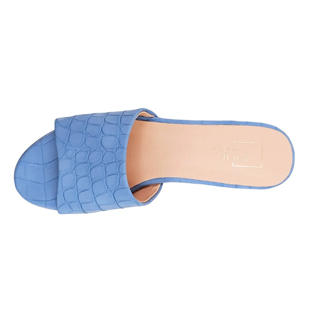 Giza Croc Platform Sandals - Image 4