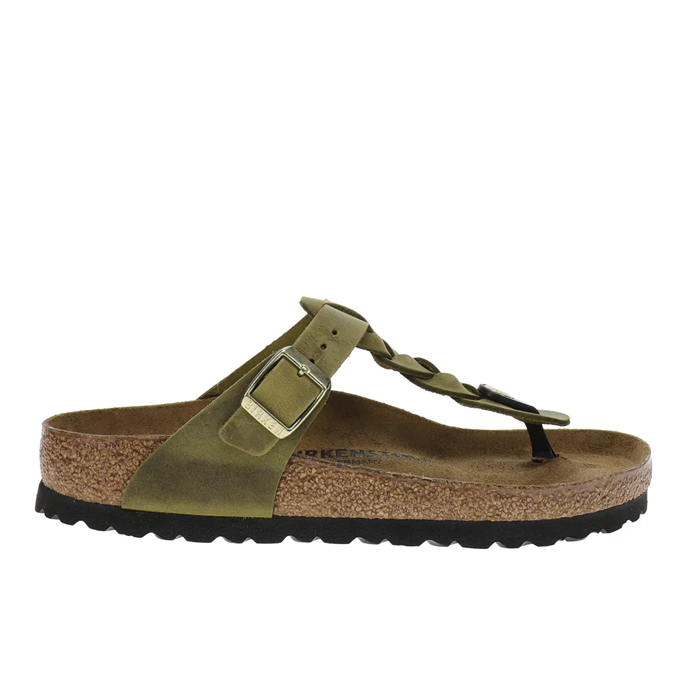 Gizeh Braided Oiled Leather Sandals