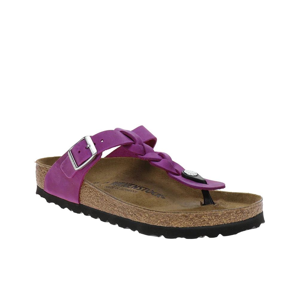 Gizeh Braided Oiled Leather Sandals - Image 2