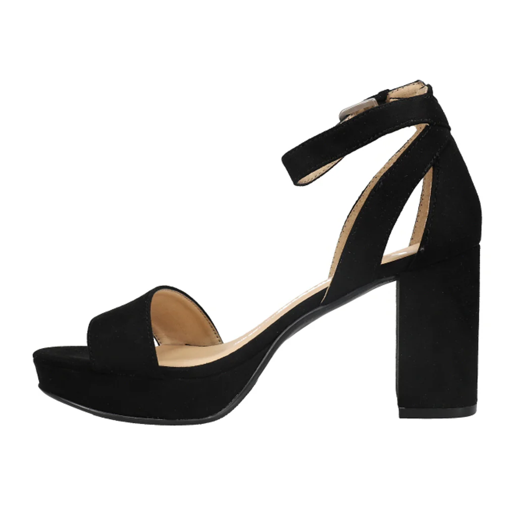 Go On Block Heel Ankle Strap Sandals - Image 3