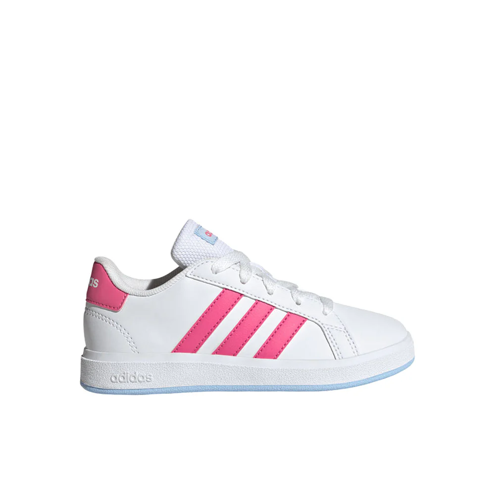 Grand Court Lifestyle Tennis Lace Up Sneakers (Youth)
