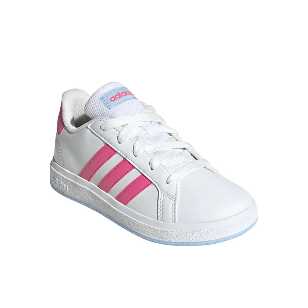 Grand Court Lifestyle Tennis Lace Up Sneakers (Youth) - Image 2