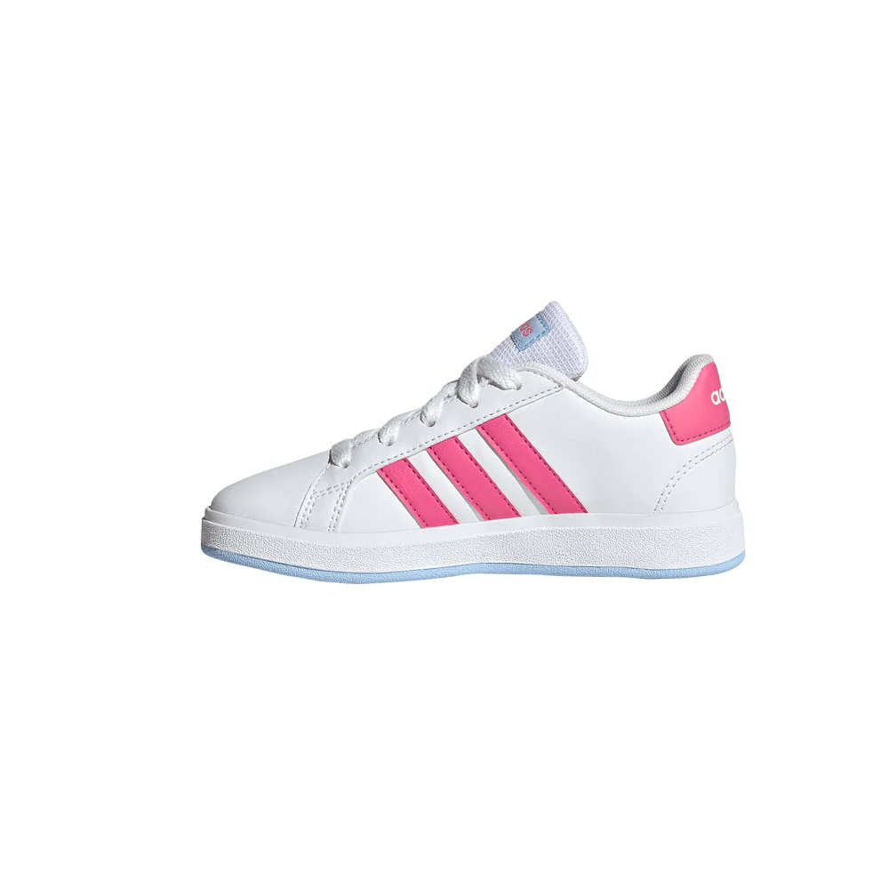 Grand Court Lifestyle Tennis Lace Up Sneakers (Youth) - Image 3