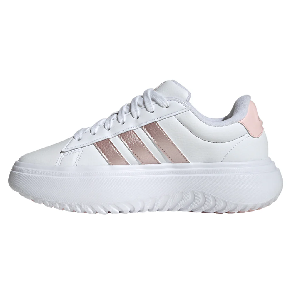 Grand Court Metallic Platform Lace Up Sneakers - Image 3