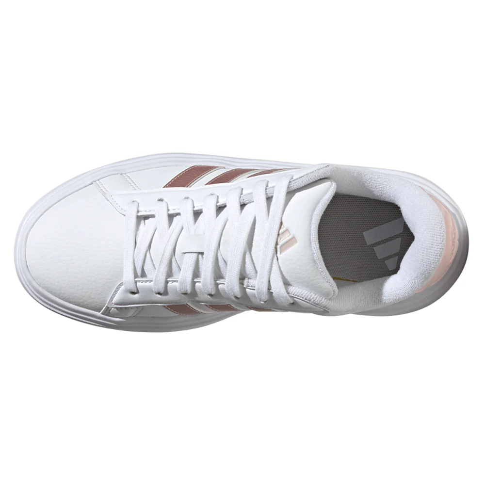 Grand Court Metallic Platform Lace Up Sneakers - Image 4