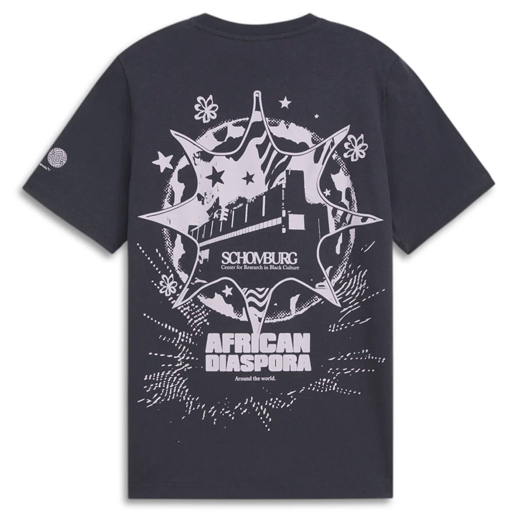 PUMA X SCHOMBURG Graphic Crew Neck Short Sleeve T-Shirt - Image 2