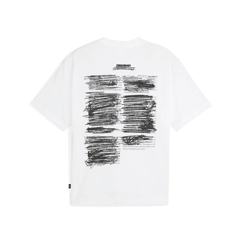 Graphic Magazine Crew Neck Short Sleeve T-Shirt - Image 2