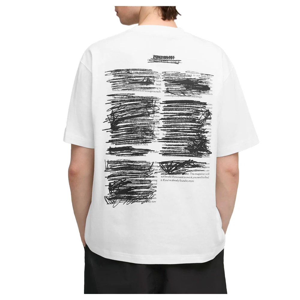 Graphic Magazine Crew Neck Short Sleeve T-Shirt - Image 4