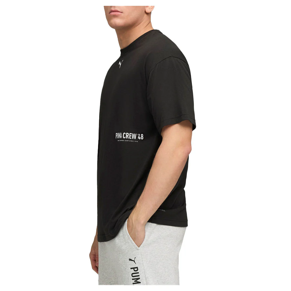 Oversize Crew Neck Short Sleeve Athletic T-Shirt - Image 3