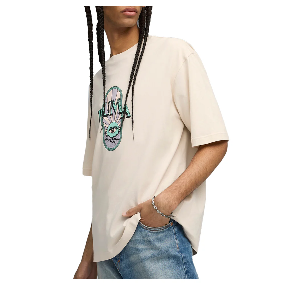 Fest Boxy Graphic Crew Neck Short Sleeve T-Shirt - Image 3