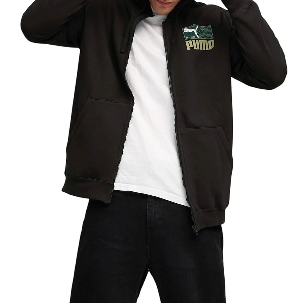 Graphic Repeat Full Zip Hoodie - Image 5