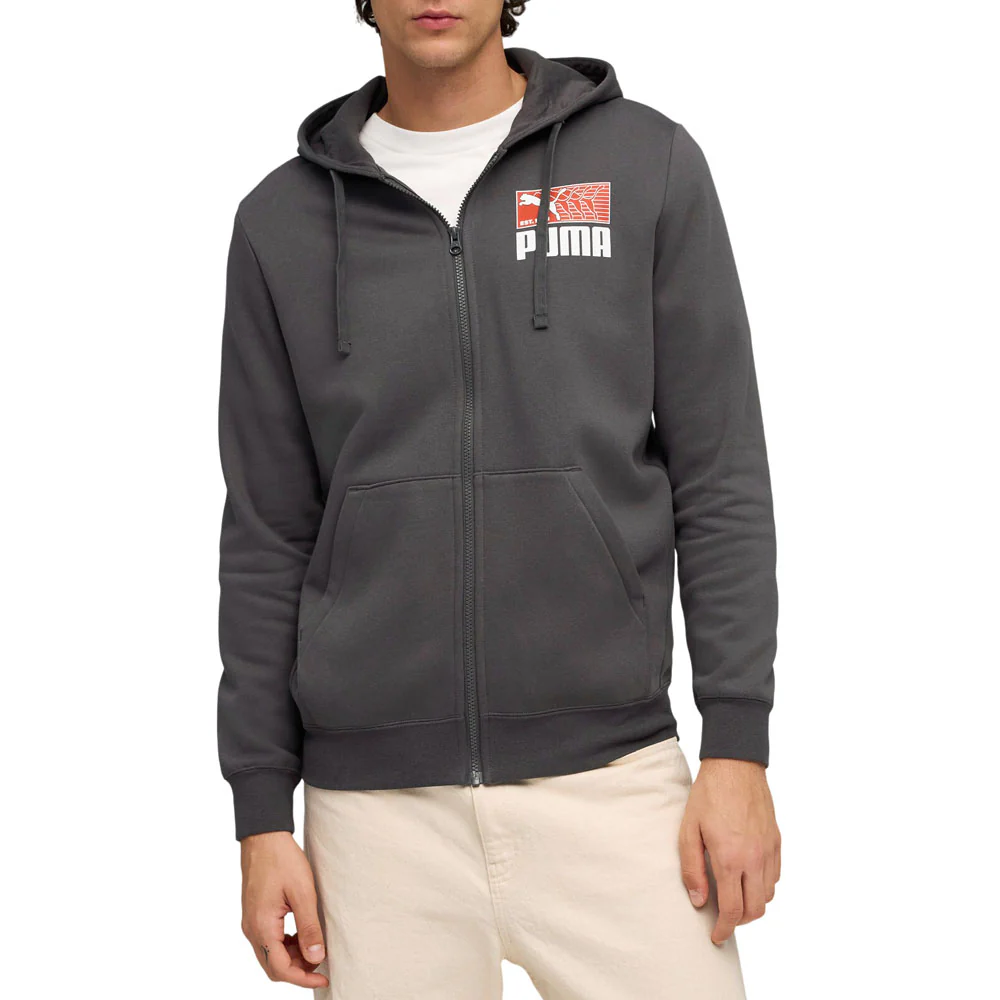 Graphic Repeat Full Zip Hoodie - Image 3