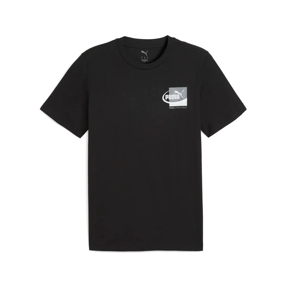 House of Graphics Small Box Crew Neck Short Sleeve T-Shirt