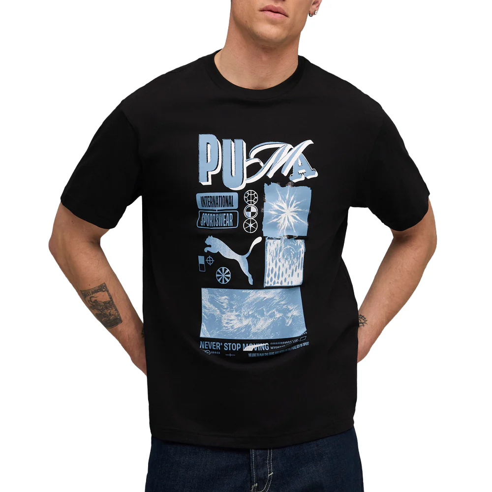 Graphic Sportswear Relaxed Crew Neck Short Sleeve T-Shirt - Image 3