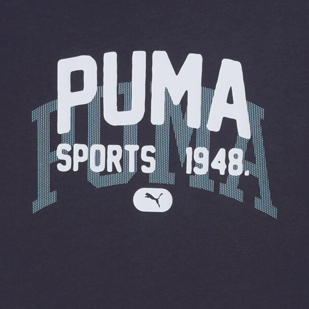 Graphic Varsity Tee Crew Neck Short Sleeve T-Shirt - Image 5