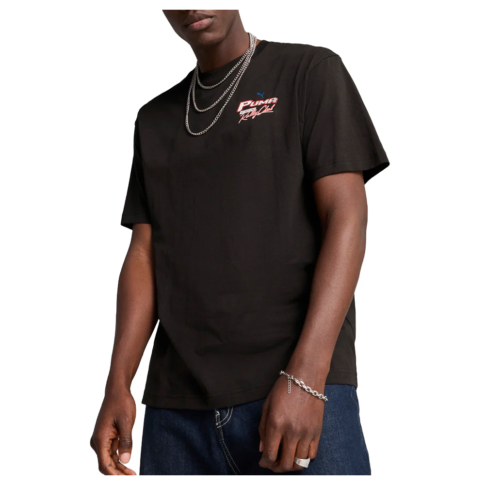 Graphics Moto Relaxed Crew Neck Short Sleeve T-Shirt - Image 3