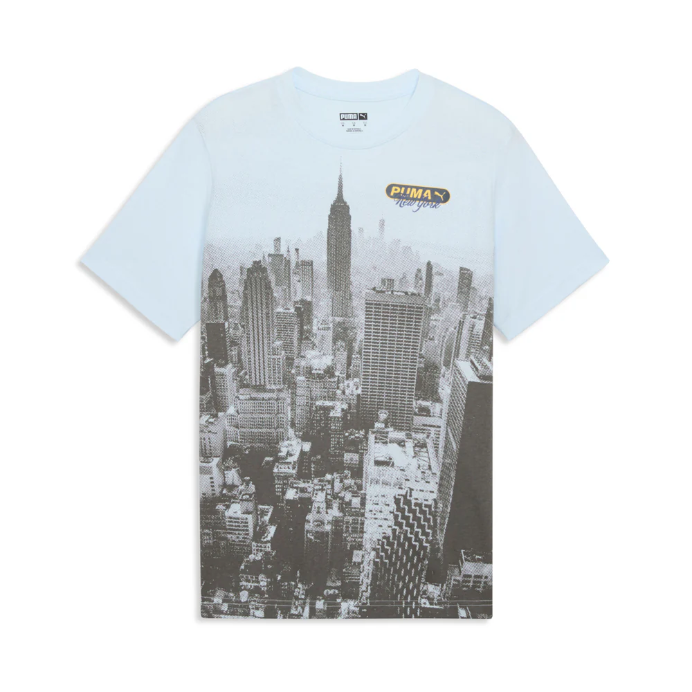 Graphics NYC Skyline Crew Neck Short Sleeve T-Shirt