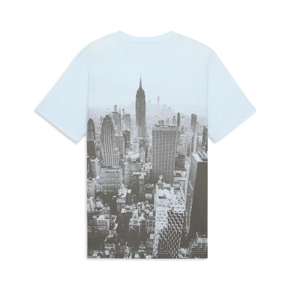 Graphics NYC Skyline Crew Neck Short Sleeve T-Shirt - Image 2