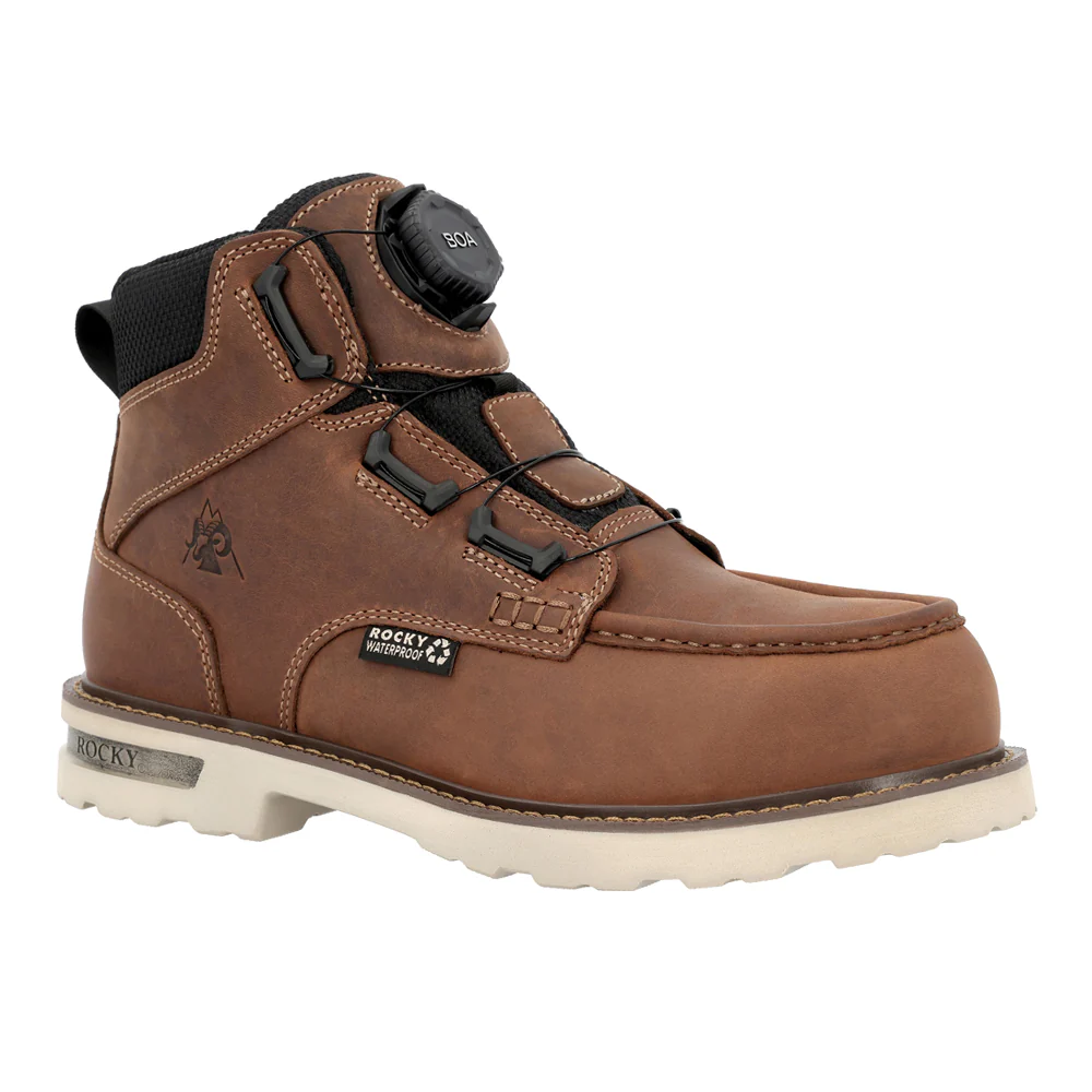 Grindstone XTR 6 Inch BOA Slip Resistant Moc Toe Work Boots - Image 2