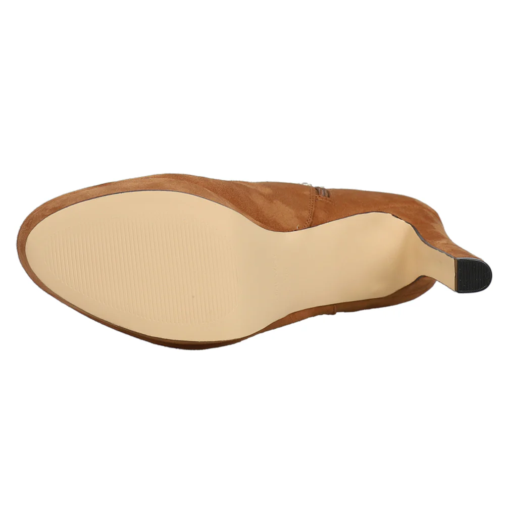 Gripe Round Toe Platform Booties - Image 5