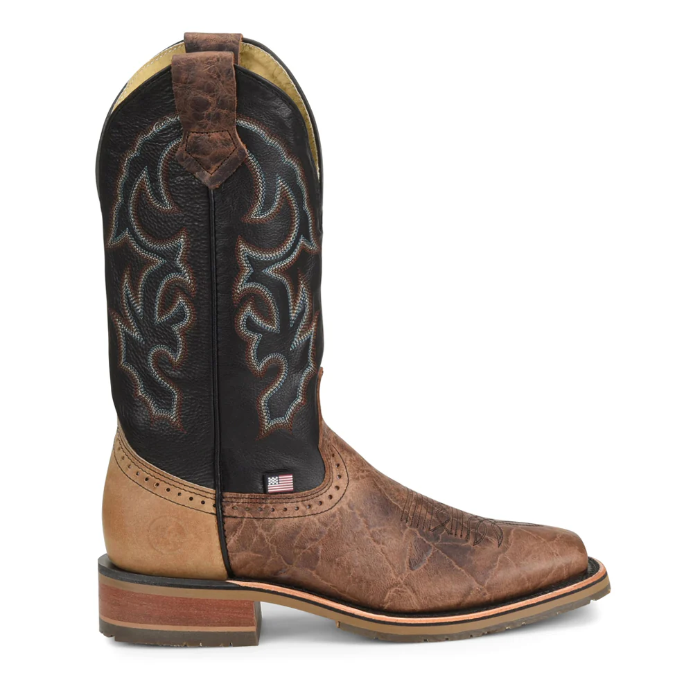 Grissom Embroidered 12 Inch Slip Resistant Soft Toe Work Boots