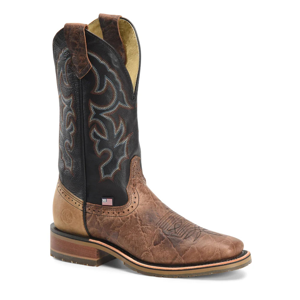 Grissom Embroidered 12 Inch Slip Resistant Soft Toe Work Boots - Image 2